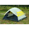 Double layer 3-4 person dome camping tent